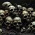Poetry: A mound of bone, a parliament of death, where hollow eyes convene in silent court. The skulls...